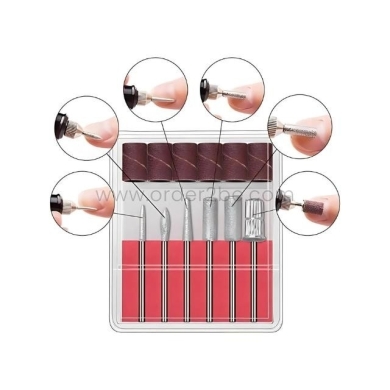Professional Nail Drill Machine – 6 Nail Bits, 20,000 RPM for Acrylics, Gel & Pedicures — 7
