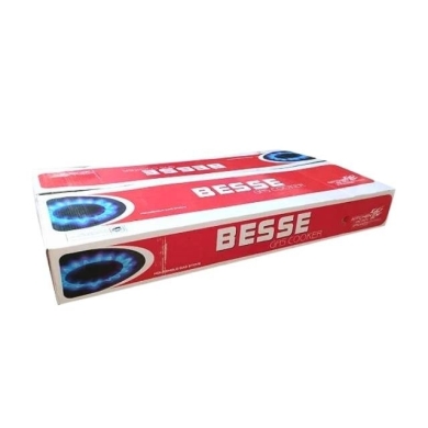 Besse Gas Stove, Tempered Glass 3 Burner Black Cooker — 4