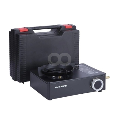 Modern Camping Stove with Adjustable Flame Knob & Travel Case — 5