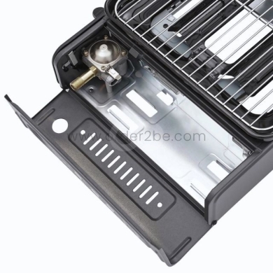 Portable Camping Grill Stove – Dual Flame, Carry Case & Drip Tray for Perfect Grilling — 6