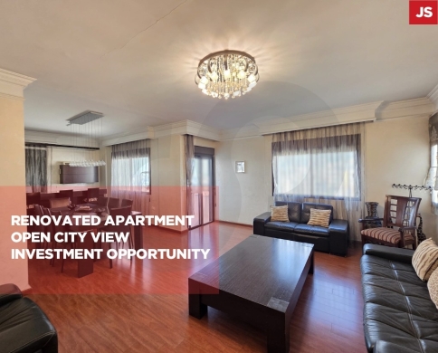 Renovated Apartment for Sale/Open City View/HAZMIEH-BAABDA/حازميه/REF#JS141811