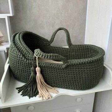 Handmade Crochet Baby Nest — 2