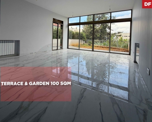 100 SQM TERRACE & GARDEN/RARE OPPORTUNITY IN DBAYE,METN/ضبية/PRIME LOCATION /RE…