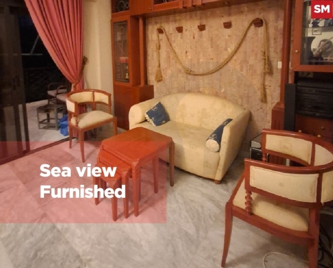Furnished 133 sqm apartment For Sale/well-maintained building/Sea…