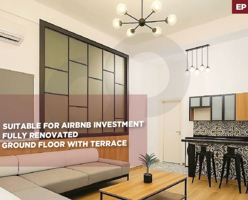 Fully renovated/furnished /Terrace / Airbnb investment/Rizik area,BEIRUT/رزق/REF#EP141851