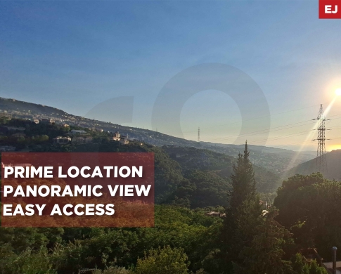 BREATHTAKING SEA & GREEN HILL VIEWS/PRIME LOCATION/IN KAHALE,ALEY/كحالة/REF#EJ141916 !