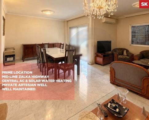 Apartment For Sale/Prime Location/Well Maintained/ZALKA-METN/زلقا/REF#SK141898