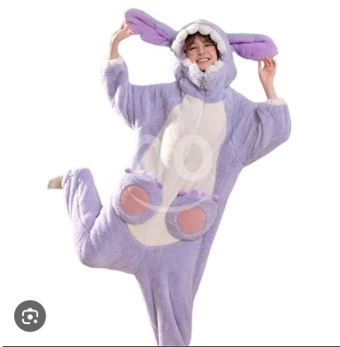 بجامة قطعة واحدة على شكل سمكة القرش مريحة | Cozy Shark One-Piece Pajama Onesie for Women — 5