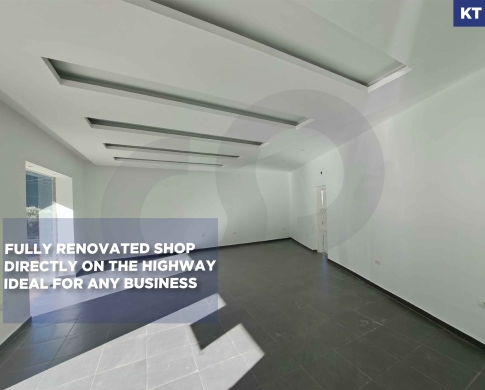 PRIME HIGHWAY LOCATION/COMMERCIAL SPACE FOR RENT/HIGH EXPOSURE/MTAYLEB,METN/المطيلب/REF#KT141941 !