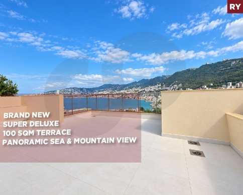 brand new /decorated duplex/prime location/ panoramic view/Kaslik ,keserouan/كسليك/REF#RY141958