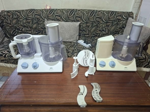 Two Braun Food Processors