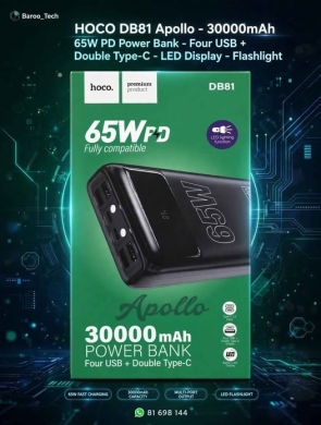 Hoco DB81 30,000mAh 65W Power Bank