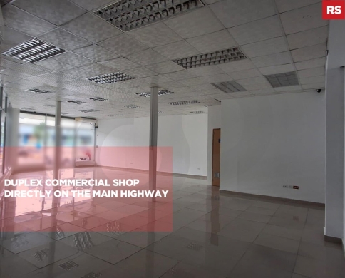 Duplex commercial shop for Sale/Directly on the Main highway /HALAT-JBEIL/حالات/REF#RS142027