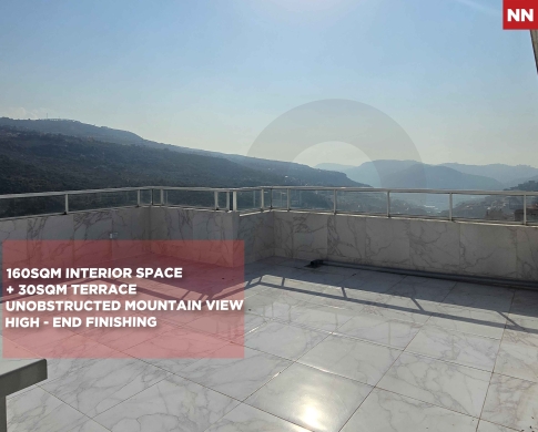 UNOBSTRUCTED VIEWS/3-BEDROOM APARTMENT/Bkheshtay,ALEY/بخشتاي /High - End Finishing/REF#NN142024 !