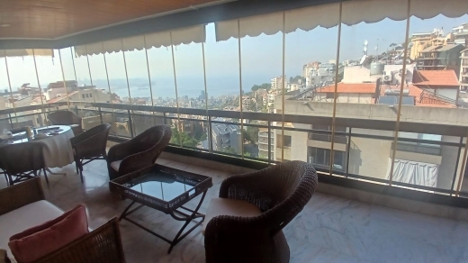 Spacious Apartment with Sea & City View For Sale in Rabieh — 3