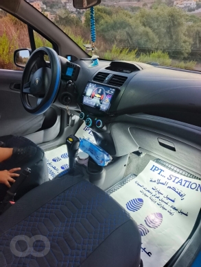 شفروليه سبارك 2014 فل أوبشن لون أزرق بحالة ممتازة | Chevrolet Spark 2014 Top Option Blue — 5