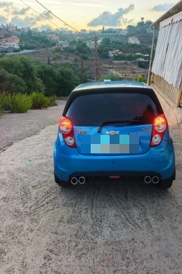 شفروليه سبارك 2014 فل أوبشن لون أزرق بحالة ممتازة | Chevrolet Spark 2014 Top Option Blue — 3