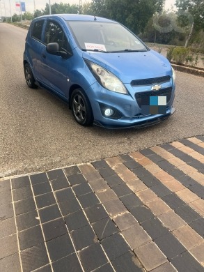 شفروليه سبارك 2014 فل أوبشن لون أزرق بحالة ممتازة | Chevrolet Spark 2014 Top Option Blue — 9