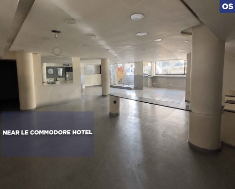 PRIME COMMERCIAL SPACE FOR RENT IN HAMRA, BEIRUT/الحمرا/well-established neighborhood/REF#OS142040 !