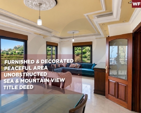 Panoramic Open View/ elegant interiors/high end/Aley /عاليه/REF#WF142052