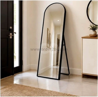 Arch Floor Mirror with Shatter-Resistant Glass — 4