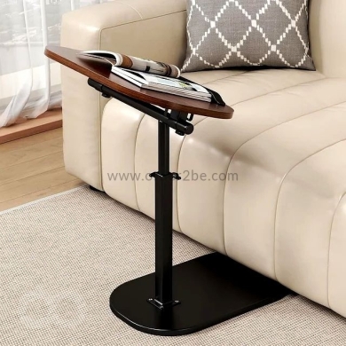 C-Shaped Adjustable Side Table with 360° Swivel — 2