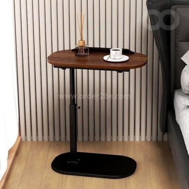 C-Shaped Adjustable Side Table with 360° Swivel — 5