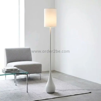 Floor Lamp with Weighted Base and Diffused Light