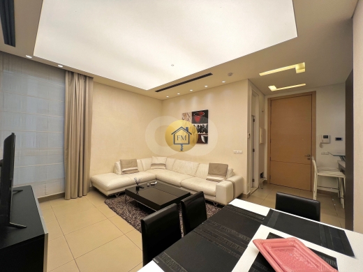 شقة مفروشة بالكامل للإيجار | Fully Furnished 1-BR Apartment For Sale