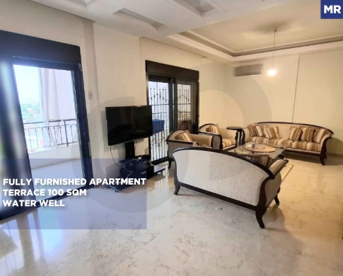 FOR RENT/FULLY DECORATED AND FURNISHED/LARGE TERRACE/WATER…