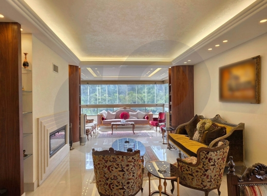 Apartment for rent/ Fully Furnished/Panoramic View/YARZEH-BAABDA/يرزه/REF#KS142060 — 3
