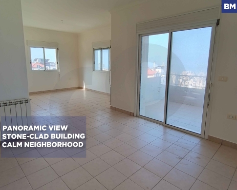 RENTAL DEAL/PANORAMIC-VIEW/ZOUK MIKAEL,KESEROUAN/ذوق مكايل/calm neighborhood/REF#BM142170 !