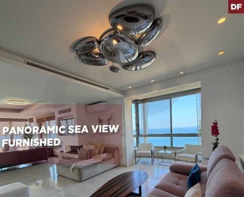 sea views/prime location/Fully furnished/ luxury living/Dbayeh,METN/ضبيه /REF#DF142125