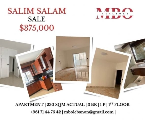 Apartment for sale in Salim Salam