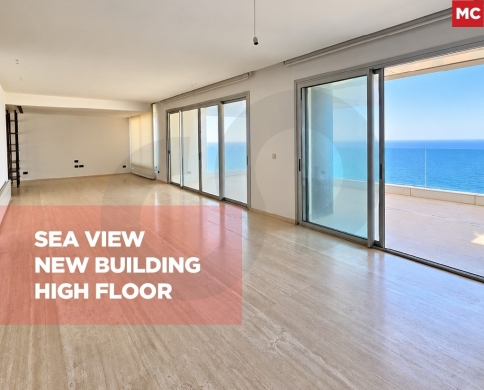 Luxurious 240 sqm apartment for sale/New Building/ Sea View/RAWCHE-BEIRUT/روشه/REF#MC142099