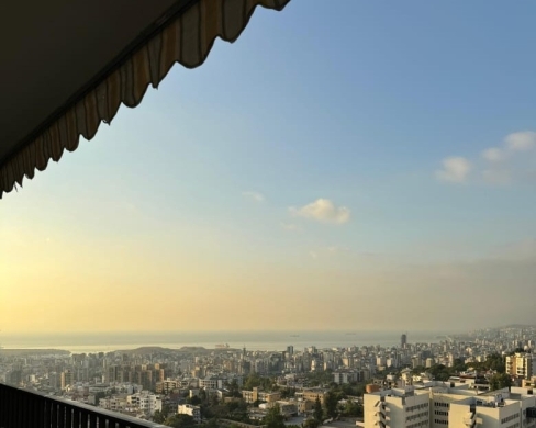 Apartment With Open Sea & Mountain View For Rent in Sabtieh