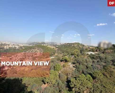 MOUNTAIN-VIEW APARTMENT/4TH-FLOOR/HARET EL BALLANEH,METN/حارة البلانه/REF#DF142146 !
