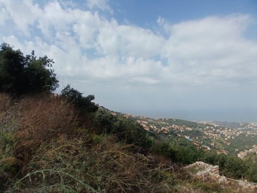 1,282 SQM Land With Panoramic View For Sale in Bikfaya — 2