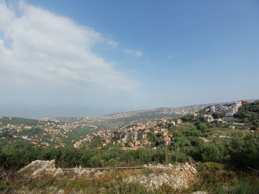 1,282 SQM Land With Panoramic View For Sale in Bikfaya — 3