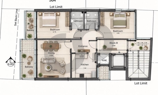 under construction/ installment for 3 years/practical / ras nabeh,BEIRUT/ رأس ال… — 2