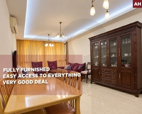 fully furnished/convenient area/easy access/Mansourieh,METN/المنصورية/REF#AH142255