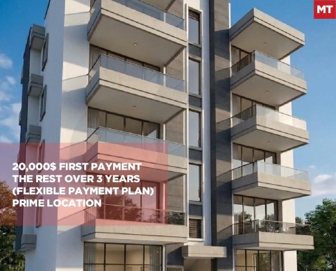 Under construction apartment for sale/20,000$ first payment/Prime…