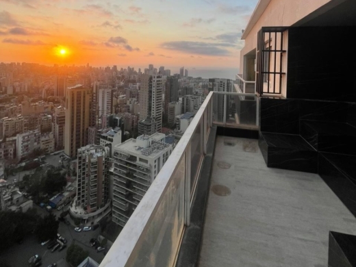 Grand & Elegant Apartment with Sea & City Views For Rent in Achrafieh, Rizk — 6