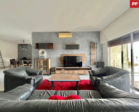 Fully furnished apartment for sale/Panoramic open view/HAZMIEH-BAABDA/حازميه/REF#PF142267