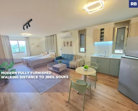 Fully Furnished Studio for rent/Walking Distance to Jbeil Souks/JBEIL/جبيل/REF#RB142261