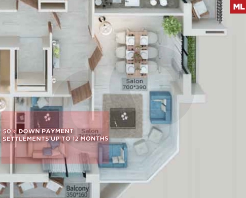UNDER-CONSTRUCTION/50% DOWN PAYMENT/INSTALLMENTS UP TO 12 MONTHS/DELIVERY APRIL 2027/MINA,TRIPOLI /الميناء/REF#ML142258 !