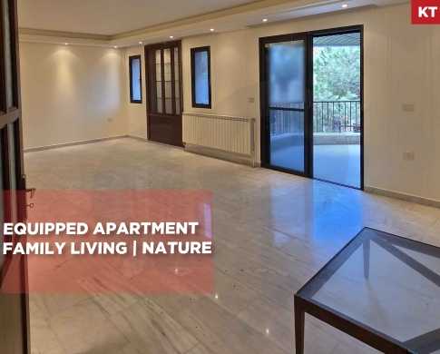 SPACIOUS EQUIPPED APARTMENT/ESKEN AVAILABLE/PEACEFUL AREA/DIK EL MEHDI,METN/ديك ال…