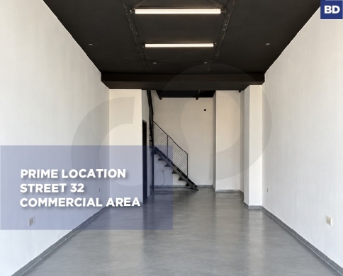 65 SQM Shop for rent/Prime location/Commercial Area/DAM W FAREZ-TRIPOLI/ضم و فرز/REF#BD142301