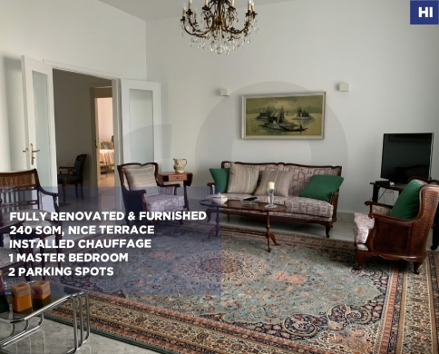 Fully furnished apartment for rent/Fully Renovated/BROUMMANA-METN/برمانا/REF#HI142299