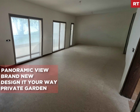 BRAND-NEW//PRIME LOCATION/PRIVATE 60 SQM GARDEN/AIN SAADEH,METN/عين سعادة /REF#RT142281 !